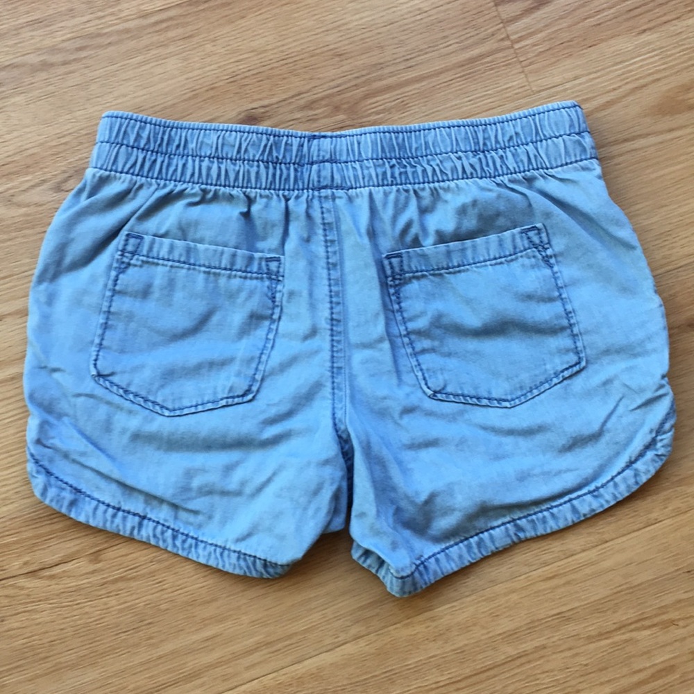 Girls Chambray Shorts | Old Navy - Picture 4 of 4